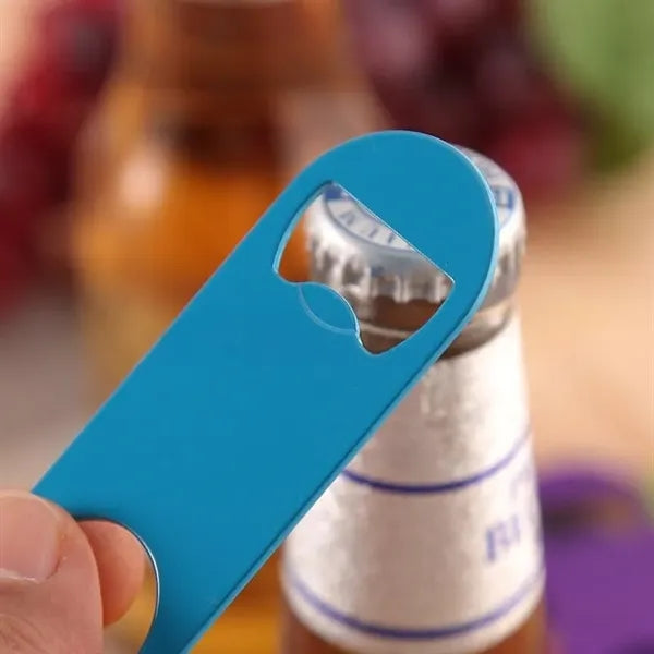 Multi-Color Stainless Steel Flat Bottle Opener