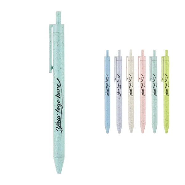 Eco-Friendly Wheat Straw Click Ballpoint Pen