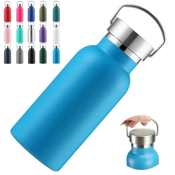 12oz. Stainless Steel Vacuum Insulated Bottle w/ Handle