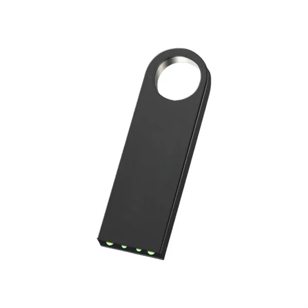 High-Speed USB 32GB Metal Flash Drive with Keychain