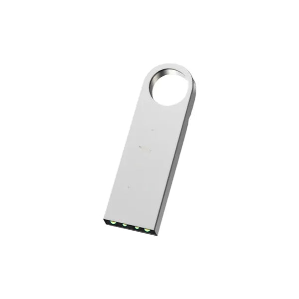 High-Speed USB 32GB Metal Flash Drive with Keychain