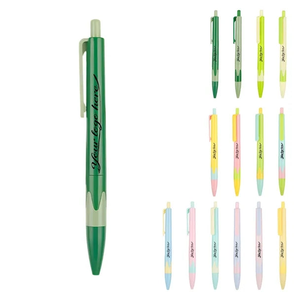 Tri-Color Body Click Ballpoint Pen
