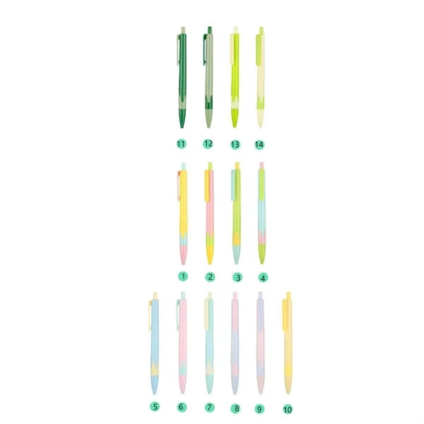 Tri-Color Body Click Ballpoint Pen