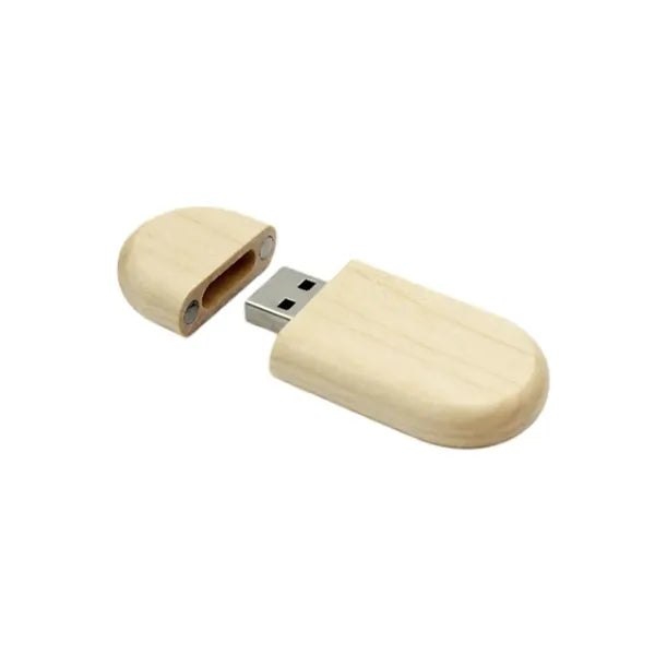 USB Flash Drive With Wooden Box U Disk Memory Stick