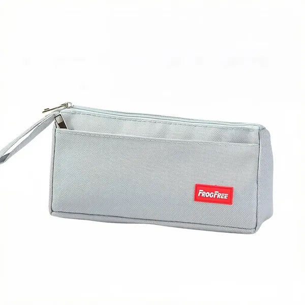 Oxford Fabric Large Capacity Double-Layer Pencil Case with C