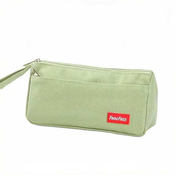 Oxford Fabric Large Capacity Double-Layer Pencil Case with C