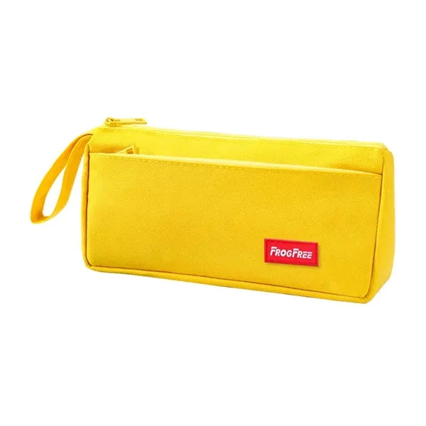 Oxford Fabric Large Capacity Double-Layer Pencil Case with C