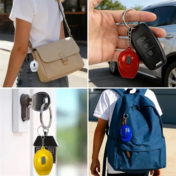 Helmet Shape LED Keychain Bottle Opener