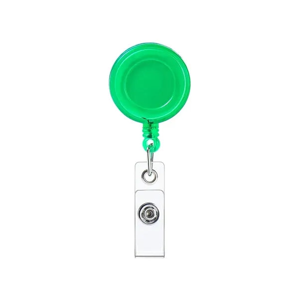 Retractable Badge Reel with Clip for ID Cards & Keys