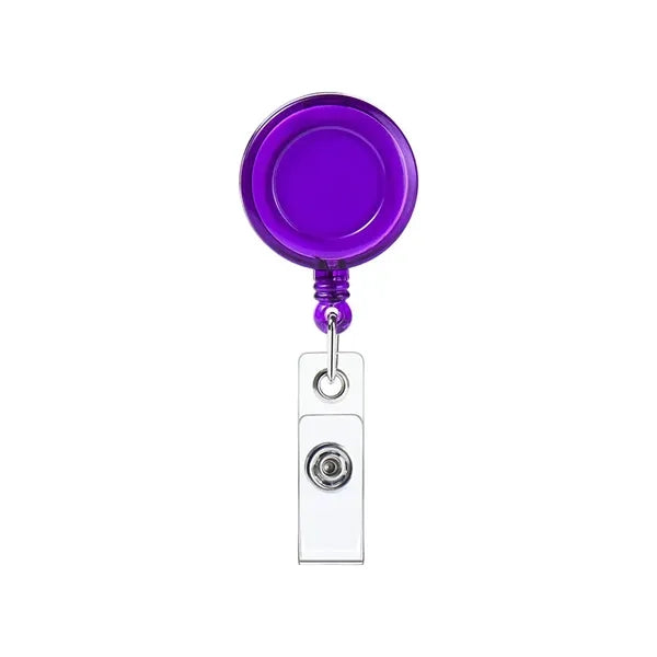 Retractable Badge Reel with Clip for ID Cards & Keys