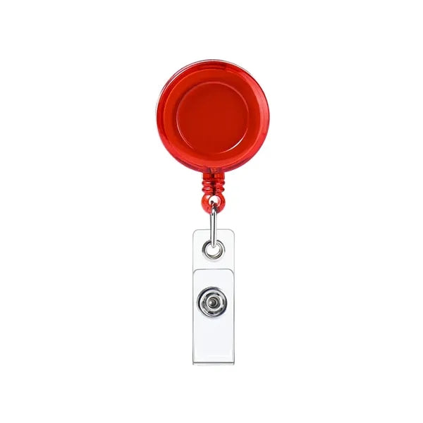 Retractable Badge Reel with Clip for ID Cards & Keys