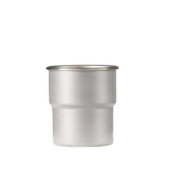 304 Stainless Steel Camping Mug Single Wall Rolled Rim Outdo