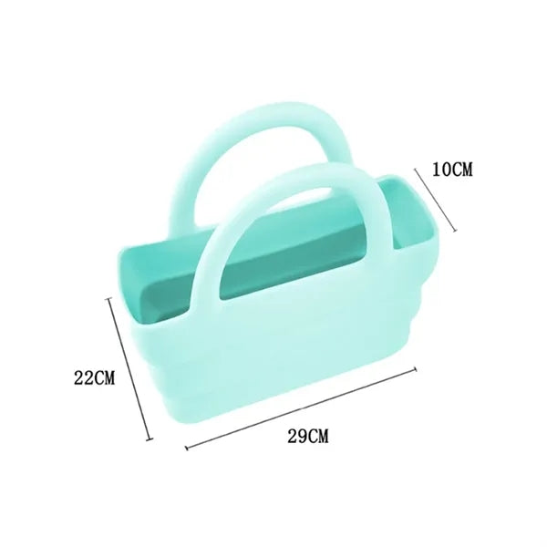 Chic Waterproof Washable EVA Rubber Beach Tote Handbag