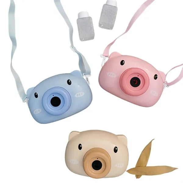 Cute Piggy Electric Bubble Machine, Leak-Proof for Kids