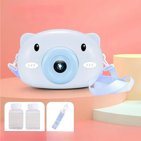 Cute Piggy Electric Bubble Machine, Leak-Proof for Kids