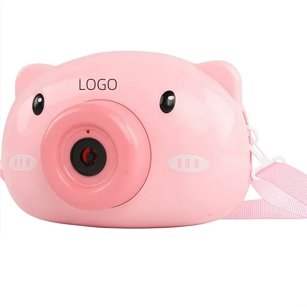 Cute Piggy Electric Bubble Machine, Leak-Proof for Kids