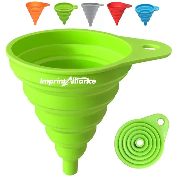 Collapsible Silicone Kitchen Funnel Portable & Space-Saving