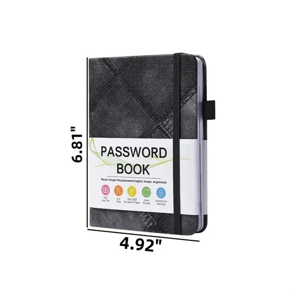 B6 Seniors Password Notebook