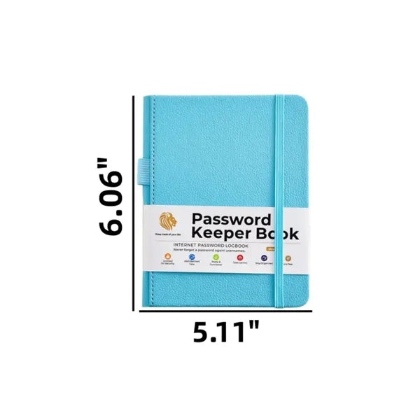 B6 Portable Password Protectors Notebook