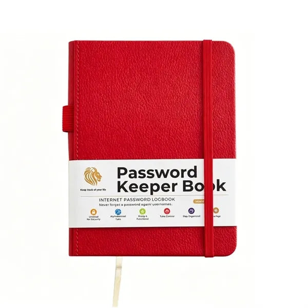 B6 Portable Password Protectors Notebook
