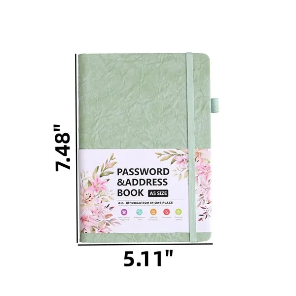 B6 Password Keeper Notebook