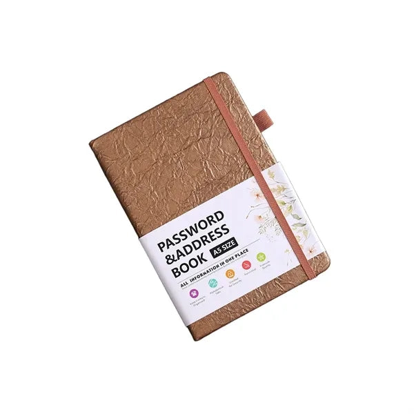 B6 Password Keeper Notebook