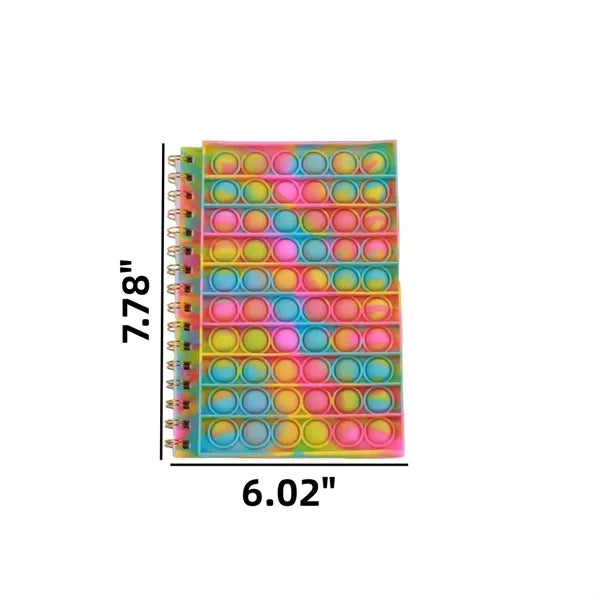 A5 Cover Bubble Lined Spiral Notebook