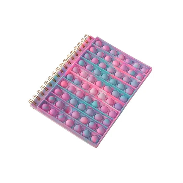 A5 Cover Bubble Lined Spiral Notebook