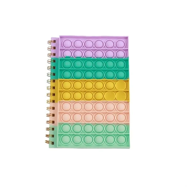 A5 Cover Bubble Lined Spiral Notebook