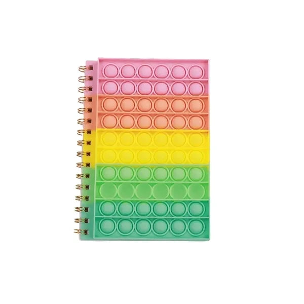 A5 Cover Bubble Lined Spiral Notebook