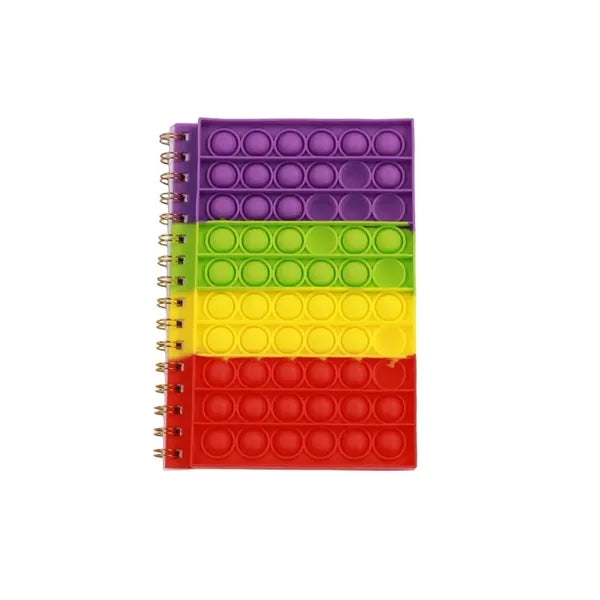 A5 Cover Bubble Lined Spiral Notebook
