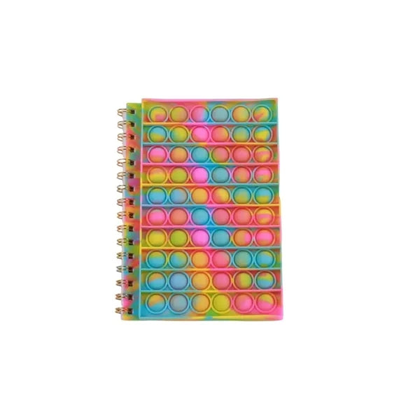 A5 Cover Bubble Lined Spiral Notebook