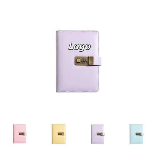 A5 Vintage Locks Journal Password Notebook