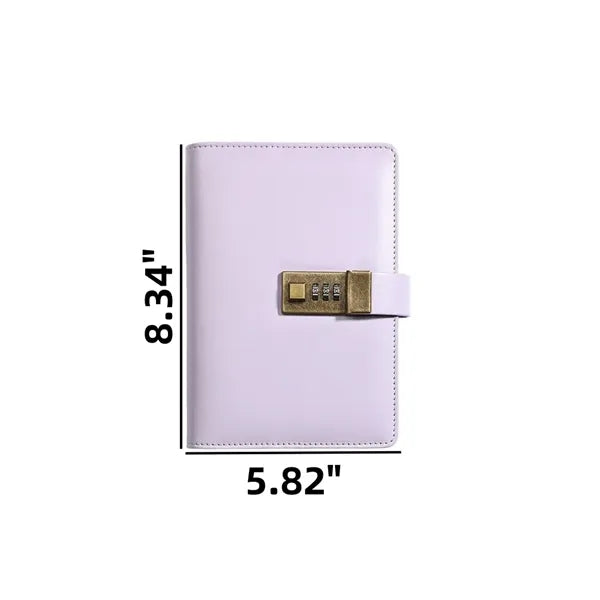 A5 Vintage Locks Journal Password Notebook
