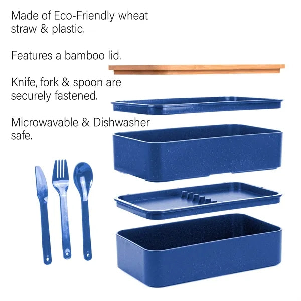 Wheat Straw Bento Box
