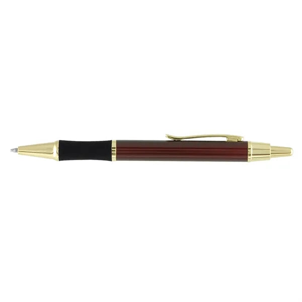 Matrix Grip Pen w/ Gold Top & Accents - Laser Engraved