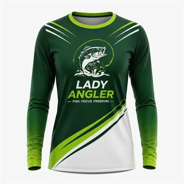Women's Sublimated Long Sleeve Solar Protect T Shirt 180GSM