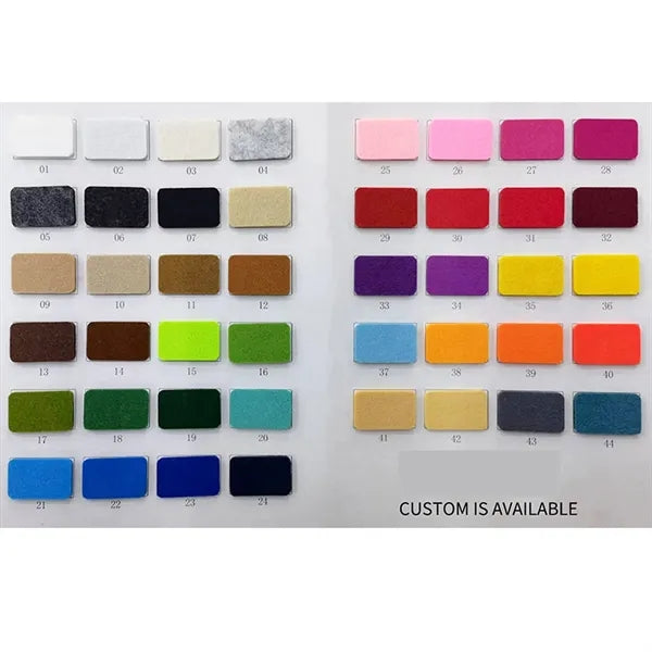 Felt tote bag with handles