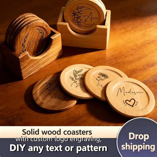 Solid Wood Coasters