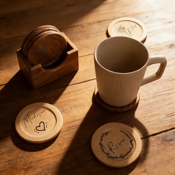 Solid Wood Coasters
