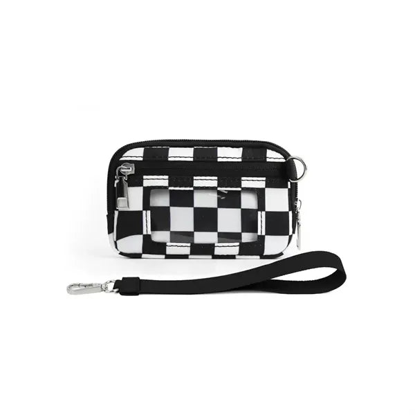 Mini Zip Card Case with Clear ID Window