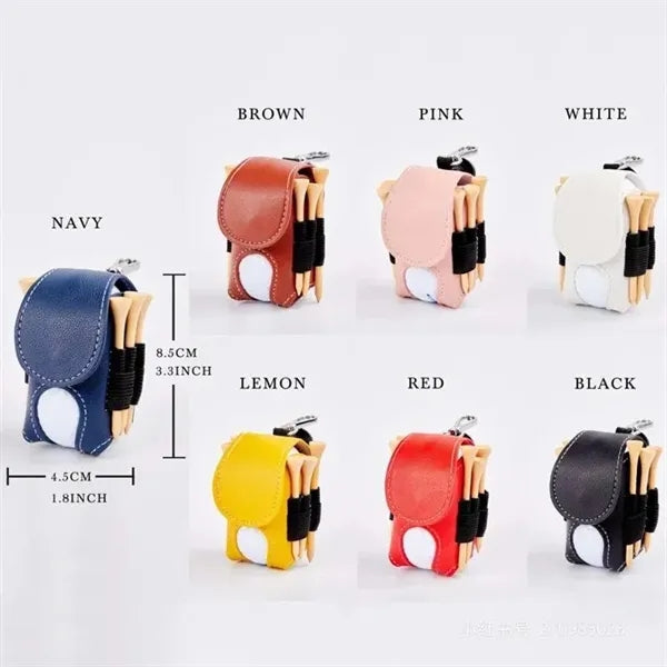 Portable Waist-Hung Golf Ball Bag with Carabiner