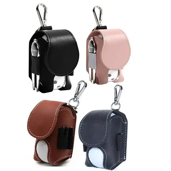 Portable Waist-Hung Golf Ball Bag with Carabiner