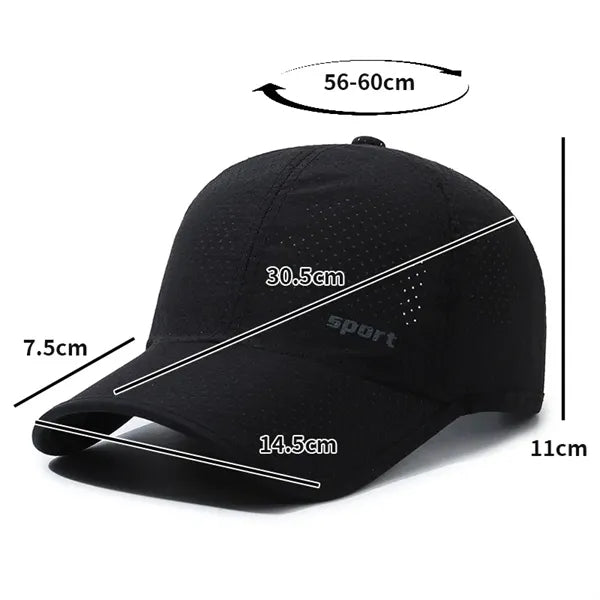 Breathable Quick-Dry Sports Cap