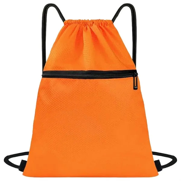 Drawstring Backpacks with Pocket