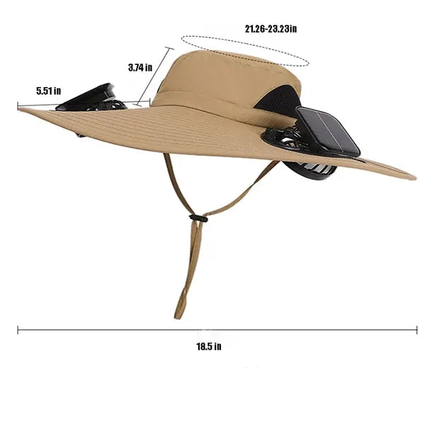 Solar Fan Hat