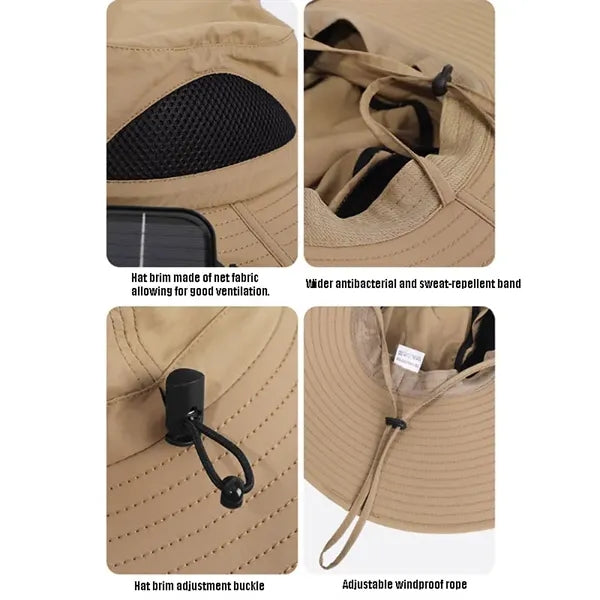 Solar Fan Hat