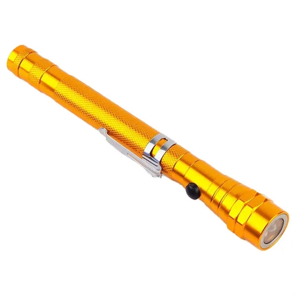 3 LED Telescopic Flexible Neck Magnetic Flashlight