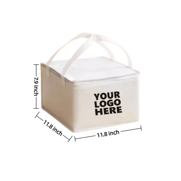 Non-woven Fabric Insulated Zippered Grocery Bag
