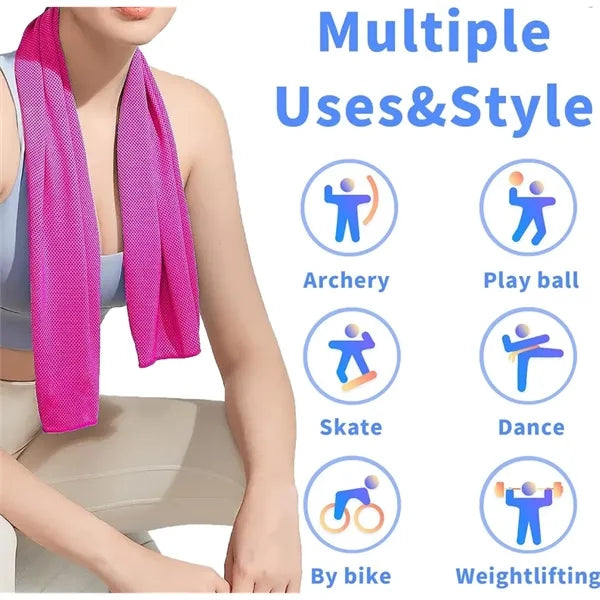 Sports Towel with Portable Storage Box